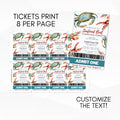 seafood boil ticket templates